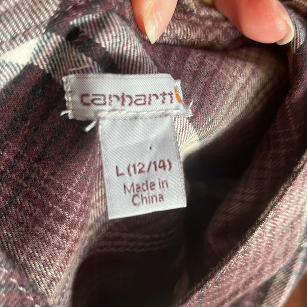 New Carhartt button down hooded shirt - Picture 11 of 16